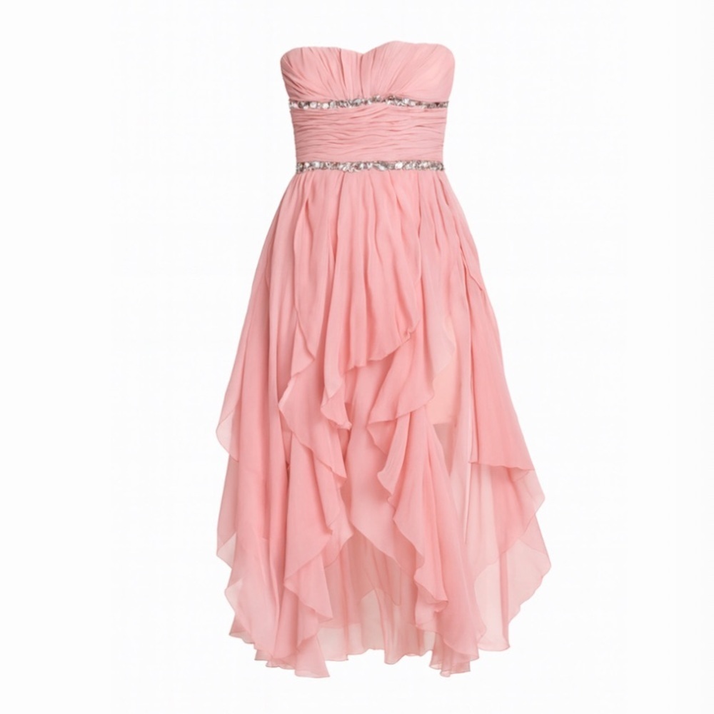 Rene Ruiz Pink Chiffon Dress​​​​